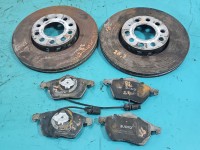 Tarcze hamulcowe przód klocki Audi A4 B6 1.9 tdi Producent części: Audi, 288/25 mm. z klockami