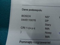 Wtryskiwacz Citroen C5 I 0445110076 2.0 hdi