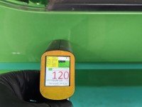 DRZWI PRZÓD LEWE KIEROWCY Skoda Fabia III 5d zielony LF6Z