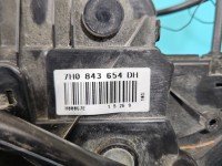 Zamek tył prawy 7H0843654DH Vw Transporter T5 Volkswagen, DRZWI PRZESUWNE 5pin