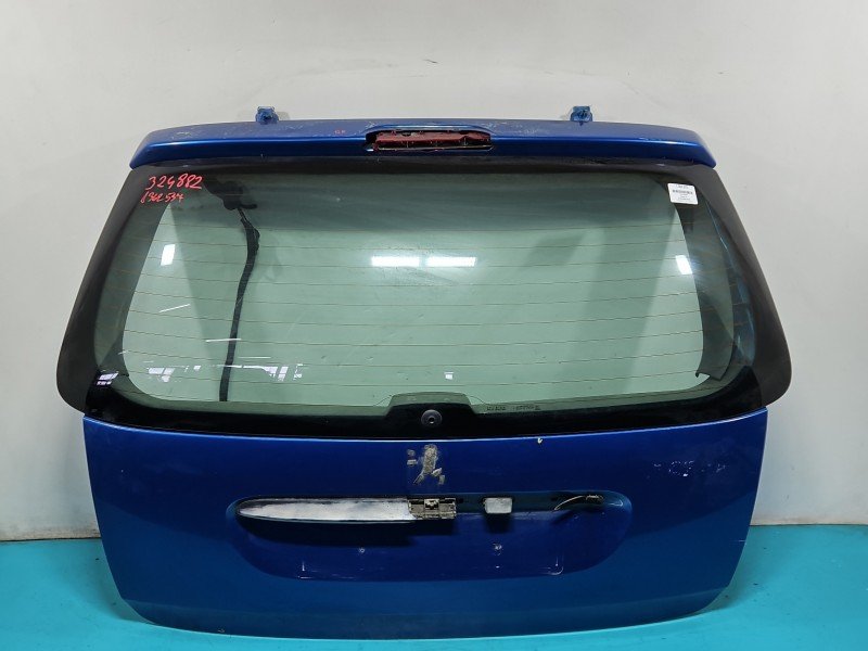 Klapa tył Peugeot 307 kombi 5d niebieski KMF