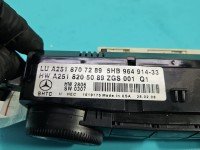 Konsola panel nawiewu Mercedes ML W164 A2518707289, A2518205089