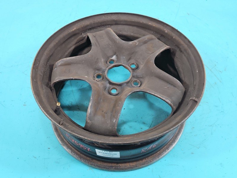 Felga stalowa 16" Opel Vectra C Szerokość felgi: 6.5", Rozstaw śrub: 5x110, Producent felg: OPEL, R16 5X110 6.5J