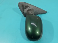Lusterko lewe Renault Megane I zielony, malowana, elektryczny, 5pin, wyblaknięty lakier europa