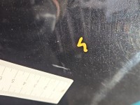 Maska przednia Dodge Caliber czarny PXR