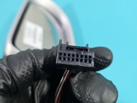 Lusterko lewe AUDI A4 B8 Rysy. Regulowane elektrycznie, składane ręcznie. 6pin SREBRNY LX7W europa