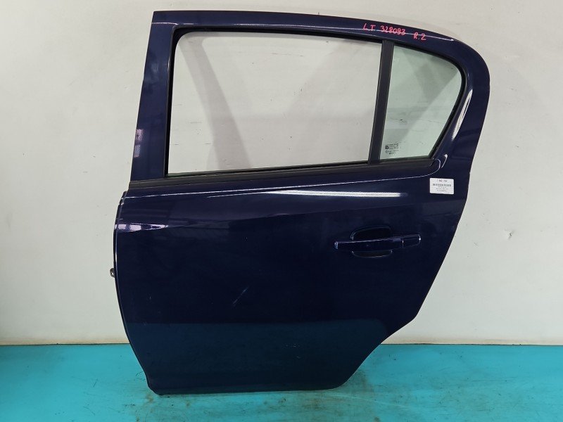 Drzwi tył lewe Opel Corsa D HB 5d granatowy Y20Z Drzwi tył lewe Opel Corsa D HB 5d granatowy Y20Z