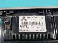 Konsola panel nawiewu Audi A6 C6 4F1820043AC