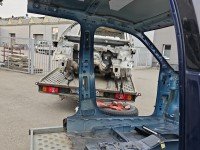 Próg lewy SŁUPEK ŚRODKOWY B Skoda Fabia III HB 5d granatowy LF5A