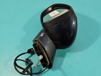 Lusterko lewe Citroen C5 II X7 elektryczny, Europejska, Kod lakieru: KGNC, el. składane, rysy na obudowie i pęknięcie, 9...