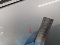 Drzwi tył lewe Toyota Corolla E12 sedan 4d srebrny 199
