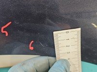 Błotnik przód lewy Citroen C4 picasso I 06-13 granatowy KEN - Enamel ICARE