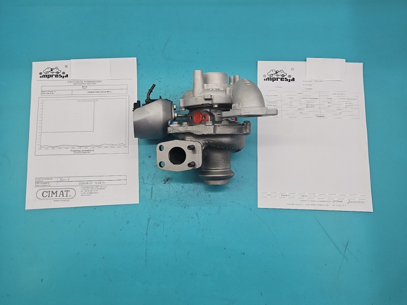 Turbosprężarka Regenerowana Ford Focus Mk3 1.6 tdci 95KM 806291-2, 9686120680-06, QEG00779P