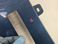 Błotnik przód lewy Citroen C4 Grand picasso I 06-13 błękitny KGQ