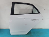 Drzwi tył lewe HYUNDAI i20 II 14-20 HB 5d biały POLAR WHITE BMS