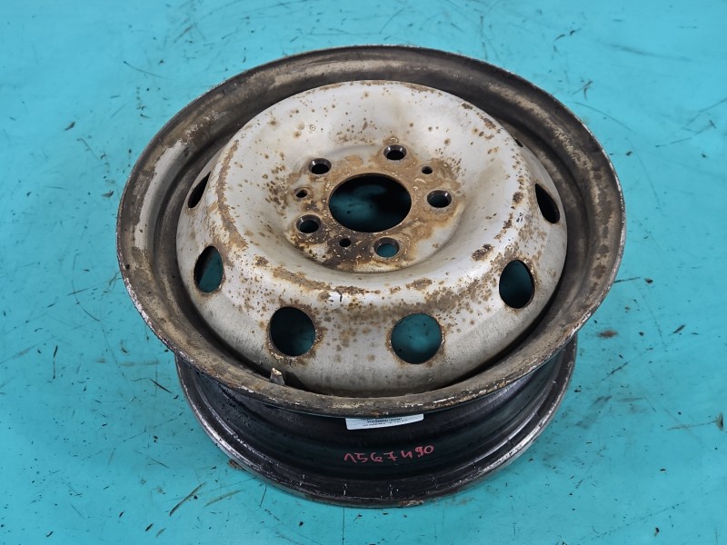 Felga stalowa 15" Peugeot Boxer II Szerokość felgi: 6.0", Rozstaw śrub: 5x118, PEUGEOT, Peugeot, et68 R15 6J 5x118