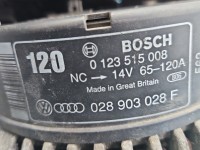TEST Alternator Audi A4 B5 0123515008, 028903028F 1.9 tdi