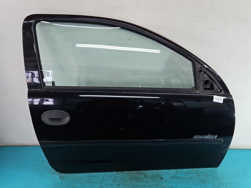 Drzwi przód prawe Opel Corsa C 3d czarny,Z20C Drzwi przód prawe Opel Corsa C 3d czarny,Z20C