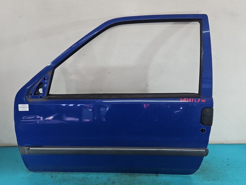 Drzwi przód lewe Peugeot 106 3d niebieski EGJ Drzwi przód lewe Peugeot 106 3d niebieski EGJ