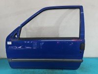 Drzwi przód lewe Peugeot 106 3d niebieski EGJ