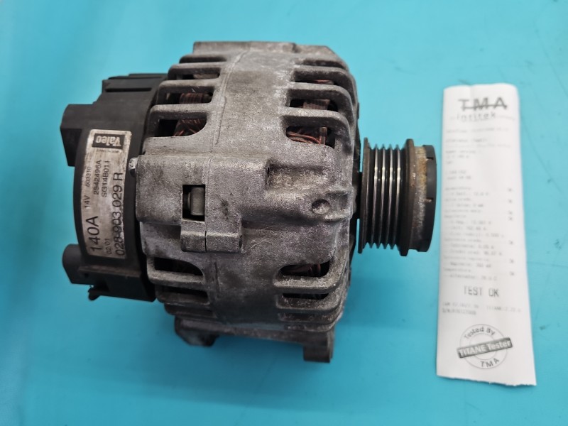 TEST Alternator Audi A4 B6 028903029R, 2542496A 1.9 tdi
