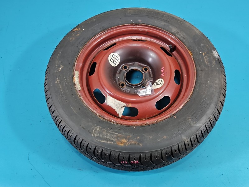 Koło zapasowe 15" dojazdowe dojazdówka Citroen C4 I Rozstaw śrub: 4x108, Michelin, 195 mm, Profil opony: 65, Waga produktu z...
