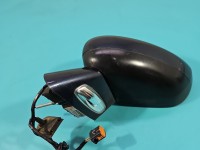 Lusterko lewe Citroen C5 II X7 elektryczny, Europejska, Kod lakieru: KGNC, el. składane, rysy na obudowie i pęknięcie, 9...