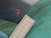 Błotnik przód prawy Renault Megane III niebieski TERNR - BLUE