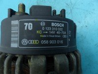 TEST Alternator Audi A4 B5 0123310022 1.6 wiel