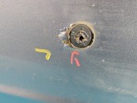 Klapa tył Opel Zafira B HB 5d srebrny