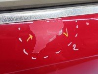 DRZWI PRZÓD PRAWE PASAŻERA Audi A4 B7 5d czerwony LY3J