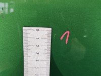Drzwi tył lewe Skoda Fabia III HB 5d zielony LF6Z