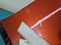 Błotnik przód lewy Kia Sportage III 10-15 pomarańczowy D2A