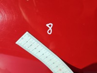 Maska przednia Nissan Micra K11 czerwony