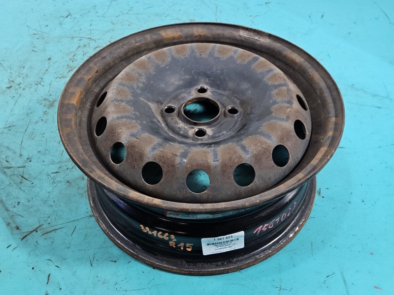 Felga stalowa 15" Fiat Grande Punto Szerokość felgi: 6.0", Rozstaw śrub: 4x100, Odsadzenie (ET): 43, Producent felg: FIAT,...