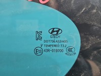 Szyba karoseryjna tył lewa Hyundai Santa Fe III 12–18 HB