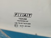 Szyba drzwi przód prawa pasażera Fiat Doblo I 01-10 2001R PASAŻERA HB