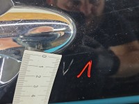 Drzwi tył prawe Honda Fr-v HB 5d czarny, B92P