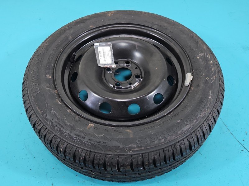 Koło zapasowe 15" dojazdowe dojazdówka Fiat Linea Rozstaw śrub: 4x98, Continental, 185 mm, Profil opony: 65, Continental... Koło zapasowe 15" dojazdowe dojazdówka Fiat Linea Rozstaw śrub: 4x98, Continental, 185 mm, Profil opony: 65, Continental...