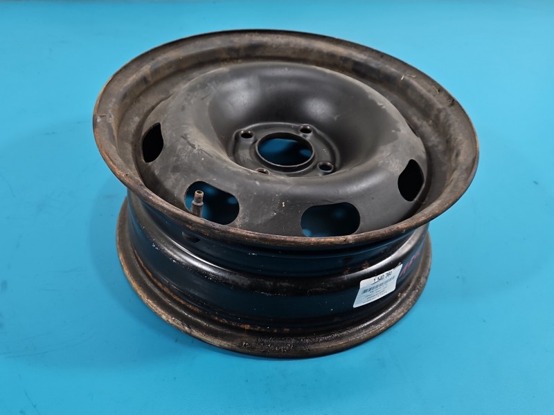 Felga stalowa 15" Citroen C-Elysee II 12- Szerokość felgi: 6.0", Rozstaw śrub: 4x108, Otwór centralny: 65,1, Odsadzenie...