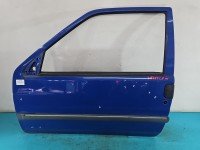 Drzwi przód lewe Peugeot 106 3d niebieski EGJ