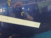 Drzwi tył lewe Vw Jetta V sedan 4d granatowy LD5Q