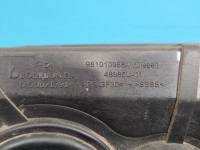 Klapka wlewu paliwa Peugeot 3008 II czarny, Peugeot, Europejska, Kod lakieru: Ktvd, uszkodzone mocowanie czary Ktvd